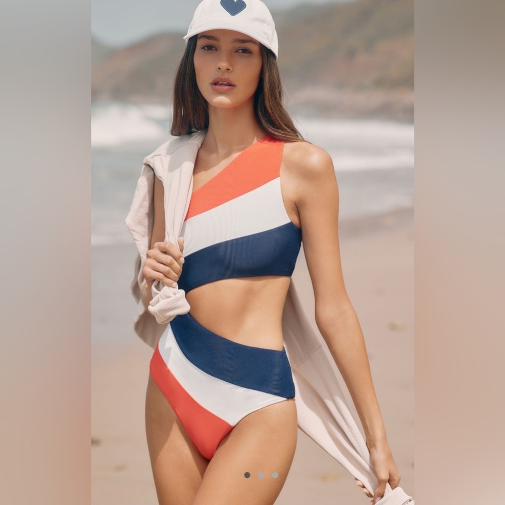 Beach Riot Joyce One-Piece Americana Swimsuit
